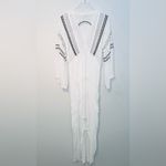 IRO Osprey White Ivory Gauze Embroidered Ruffle Maxi Dress Photo 2
