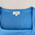 Live in the Moment Blue square neck top Photo 1