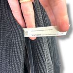 Free People One Mason Black Washed Relaxed Slouchy Waffle Knit Hoodie Jacket Photo 4