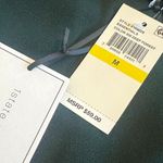 1. State  Spaghetti Strap Blouse Top Shirt Flowy Deep Forest Green Size Medium NWT Photo 9