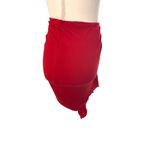 Lovers + Friends  Cordelia Mini Skirt in Red & Pink Small New Womens Flower Photo 6