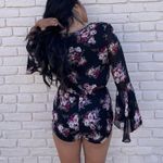 ZARA NWOT Cottan candy mini floral romper SZ S Photo 2