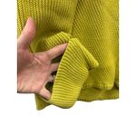 Free People Women's Retro Chunky Knit V Neck Sweater Oversized Textured M Photo 5