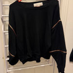 Zipper pullover sweater Black Size M Photo 0