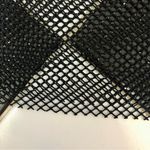 We Wore What NWT Mesh Cami Spaghetti Straps Tank Top Rhinestone Crystal Black sz M Photo 8