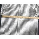 Revolve Frame  Linen Blend Striped Organic Short Sleeve Button Up Blouse Size XS Photo 7