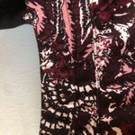 Joie  Cropped Sweatshirt Crew Neck Leaf and Floral Print Pullover Maroon XL NWT Photo 10