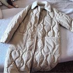 URBAN‎ REVIVO quilted puffer jacket DOWN FILLED Tan Size M Photo 1