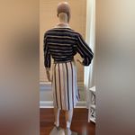 Fate Navy, wine, and Cream Striped Midi Dress Size M Photo 3