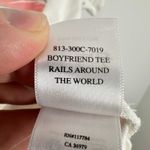 Rails ‎ Around The World Airplane Graphic Tee Crew Neck Cotton Casual Top Photo 4