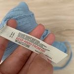 Free People XL Morning Light Ruch Cami Crop Top Crisp Light Baby Blue Coquette Photo 5