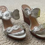 Jack Rogers Platinum Wedge Sandals Photo 0