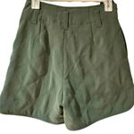 Urban Outfitters GREEN QUILTED HIGH RISE SHORTS SIZE 0 Photo 1