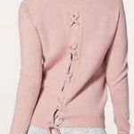 Lululemon Tied To You Merino Wool Crewneck Sweater S Pink Photo 1