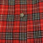 Jantzen Vtg  Western Red Plaid Flannel Shirt Women's Size‎ XL Collard Button Up Photo 1