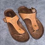 Cliffs Tan Cutout Thong Granola Sandals Size‎ 11 Photo 1