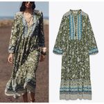 ZARA NWT Maxi Boho Dress NWT Sz. XS Photo 2