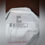 God Is Dope Graphic Tee White Size M Photo 4