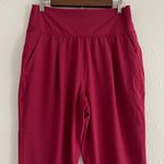 Athleta NWOT  Elation Pant Dressy Jogger Wine Dark Red Coffeeberry Size M Photo 2