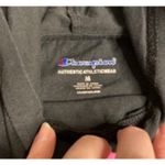 Champion Y2K Streetwear Black Hoodie Pink Logo Pullover Size M Photo 4