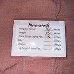 Free People  Rose Mauve Corset Cropped Cami Tank Top‎ Women's Size L Photo 4