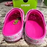 Brand New Barbie Crocs Electric Pink 208817 Photo 4