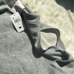 Varley NWT  Carbon Cold-Shoulder Sweatshirt gray Photo 4