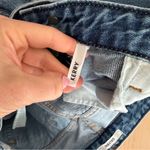 GRLFRND  Denim shorts Kerry high rise cuffed distressed light wash raw hem jean Photo 9