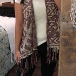 Cherish large boho open fringe sweater cardigan Photo 0
