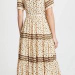 Free People  Rare Feeling Pleated Maxi Dress In Neutral Size Medium Photo 1