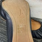 J.Crew  Black 100% Leather Ballet Flat Shoes 8.5 Photo 4