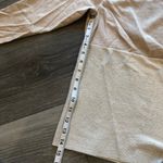 Alfani  Asymmetrical Metallic Beige Womens Long Sleeve Shirt Size Extra Large Photo 6