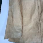Disney Vintage‎ 90s  Theme Parks Mickey Mouse Suede Jacket Tan L Photo 6