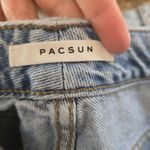 PacSun Mom Jeans Womens Size 28 Blue Distressed Ripped Relaxed Fit Medium Wash Photo 4