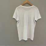 PINK - Victoria's Secret PINK Victoria’s Secret White Black Sequin Bling Short Sleeve T-Shirt Size Large Photo 4