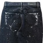 EUC Baldwin BLDWN Black Paint Splatter Karlie High Rise Crop Skinny Jeans 25 Photo 7