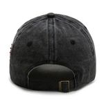New Distressed Cotton Washed Baseball Cap Outdoor SunHat Casual Versatile Street Silver Photo 2