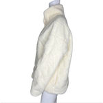 Universal Threads Universal Thread Shirt Womens Large Ivory Fleece Sweatshirt Neutral Minimalist Photo 3