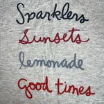 Eyeshadow Womens Tank Top Sparklers Sunsets Lemonade Good Times 4th of July Gray Photo 6