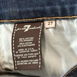7 For All Mankind  Denim Women’s Size 27 Blue Crop Flare Jeans Made in the USA Photo 5
