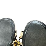 Balenciaga  Beige Leather Arena Giant Studded Flat Slides Size 36.5 Photo 7