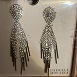 Badgley Mischka NEW Rare  Crystal Waterfall & Icicle Earrings Photo 0