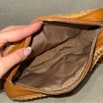 Simon Miller Sling Straw & Leather Camera Crossbody Bag Tan Photo 10