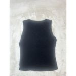 Calvin Klein  Black Sleeveless Sequin Top, Crew Neck Size Large NWT Photo 1
