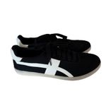 Eileen Fisher Black and White Mesh and Leather Sneakers. Size 8.5. MSRP $195 Photo 2