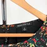 J.Crew  Mercantile Black Versailles Floral Tulip Hem Long Sleeve Short Dress Sz 4 Photo 8