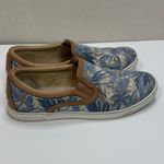 UGG  Women's Blue and Tan Floral Sneakers Photo 5