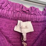 Cleobella  NEW Kaiya Tiered Cotton Smocked Ruffle Sleeve Midi Dress Azalea Photo 5