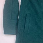 J.Crew size 6 small cocoon wool dark green Wool Blend Coat peacoat jacket Photo 4