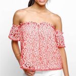 Heartloom  Ilaria Off-the-Shoulder Lace Top Small Photo 0